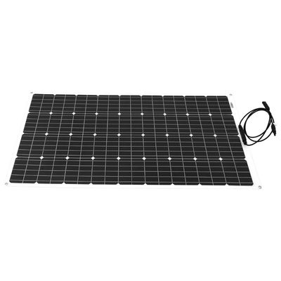 ভালো দাম আধা নমনীয় 110W 12V একক সৌর প্যানেল চার্জার অফ গ্রিড একক স্ফটিক বাঁকা অনলাইন