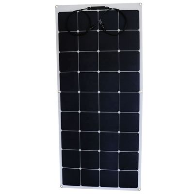 ভালো দাম 130W নমনীয় সৌর প্যানেল নমনীয় সৌর শক্তি সৌর প্যানেল জন্য RV নৌকা 125x125mm সেল অনলাইন