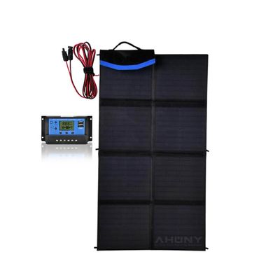 ভালো দাম সৌর জেনারেটরের জন্য 160W 12V পোর্টেবল সৌর প্যানেল ভাঁজযোগ্য একক সৌর চার্জার অনলাইন