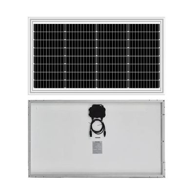 ভালো দাম 60W 65W একক কালো সাদা ব্যাকশিট গ্লাস সৌর প্যানেল পিভি মডিউল পাতলা চরম তাপমাত্রা 20v Vmp 12v ব্যাটারি সেল জন্য অনলাইন
