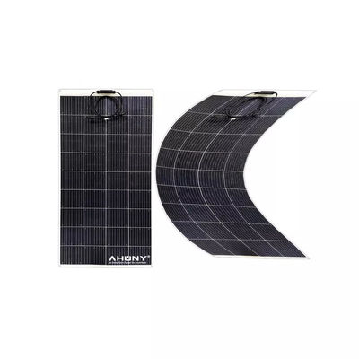 ভালো দাম 150W 160W বাঁকা সৌর প্যানেল আধা নমনীয় ছাদ shingles গ্রিড বন্ধ সৌর শক্তি সিস্টেম জন্য Rv ক্যাম্প পোর্টেবল জেনারেটর ভ্যান বেড়া অনলাইন