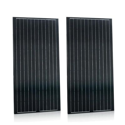 ভালো দাম একক ফটোভোলটাইক গ্লাস সোলার প্যানেল 150W 160W 180W 12V পলিক্রিস্টালিন সোলার প্যানেল অনলাইন