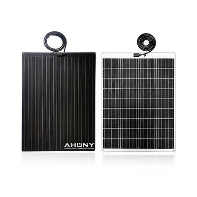 ভালো দাম সামুদ্রিক ক্যাম্পিং আরভি নৌকার জন্য 65W আধা শক্ত অতি পাতলা সৌর প্যানেল হাঁটা অনলাইন