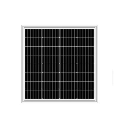 কালো সাদা ছাদ ছোট সৌর প্যানেল 10W 80W 100W পিভি মডিউল পুনরায় বিক্রয়ের জন্য ছোট সিসিটিভি মোবাইল আইওটি স্মার্ট সৌর শক্তি শক্তি সিস্টেম