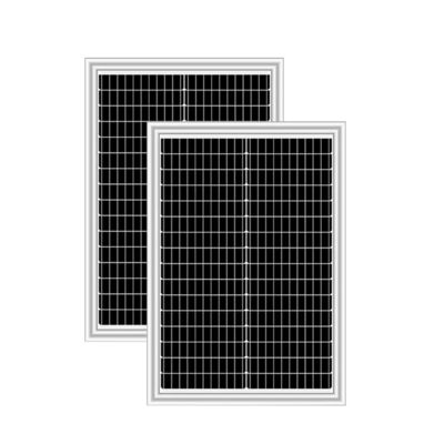 50W 12v 24v PERC A গ্রেড একক সৌর প্যানেল Pv Photovoltaic উন্নত শক্তি আউটপুট জন্য
