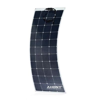 ভালো দাম উচ্চ দক্ষতা 50W 12V একক স্ফটিক PV মডিউল নমনীয় সৌর প্যানেল ব্যাটারি রক্ষণাবেক্ষণ চার্জার RV ক্যাম্পার এসইভি জন্য অনলাইন