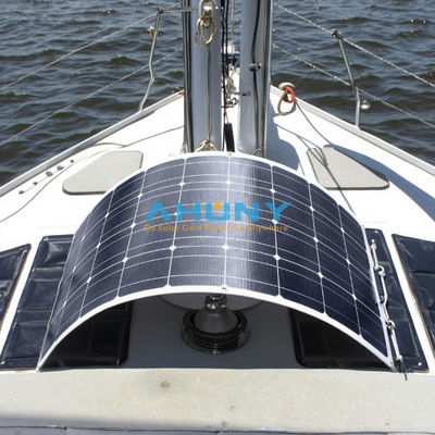 ভালো দাম 100w নমনীয় সোলার প্যানেল কিট সানপাওয়ার মনো সেল এবং TUV স্ট্যান্ডার্ড কেবল অন্তর্ভুক্ত A গ্রেড মনো সেল নমনীয় সোলার প্যানেল অনলাইন