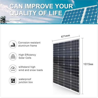 ভালো দাম কাস্টম 12V 24V একক গ্লাস সৌর প্যানেল 100W-270W সৌর প্যানেল উচ্চ দক্ষতা 150W-200W পরিসীমা অন্তর্ভুক্ত অনলাইন