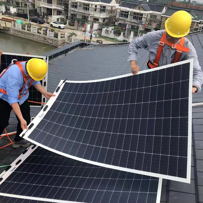 ভালো দাম 50W নমনীয় সোলার প্যানেল ETFE IP65 জলরোধী RV ক্যাম্পিং আউটডোর এর জন্য অনলাইন